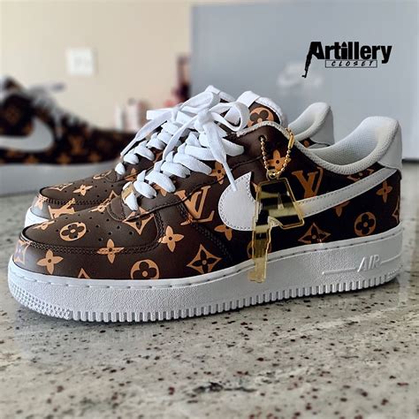 custom air force 1 louis vuitton for sale|Louis Vuitton x Nike Air Force 1: Shoes & More .